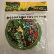 TMNT Ninja Turtle Party Supplies Banner Decoration