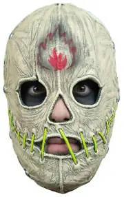 Pyromaniac Adult Front Face Latex Mask Killer Halloween Horror