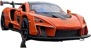 Scale Finished Model Car 1/32 for McLaren Senna Alloy Sports Car Model Diecasts Metal Vehicles Simulation Collectible Replica Miniature Replica Car (Size : Orange)