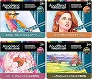 Spectrum Noir AquaBlend Pencil Bundle - Includes All 4 Sets (96 Pencils) - Premium Artist Quality