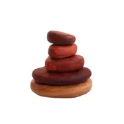 5pc In-wood Stacking Stones Kids/Children Fun Play Focus & Balance Toys 3y+
