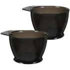 2 Pcs Anti-slip Oil Dye Bowl Nesting Mixing Bowls Hair Coloring Kit