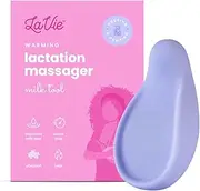 LaVie Warming Lactation Massager 3-in-1 Adjustable Heat + Vibration for Breastfeeding, Nursing, Pumping, Essential Support for Improved Milk Flow