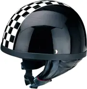 Redbike RB-511 TT Jet Helmet, black-white, Size S for Men Black White