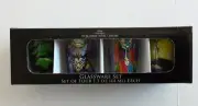 The Nightmare Before Christmas Glassware Set Of 4 Shot Glasses (1.5 oz) NEW