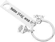 STOBAZA Home Keychain present Housewarming Keyring Creative Keychain for Abode for Backpacks and Handbags