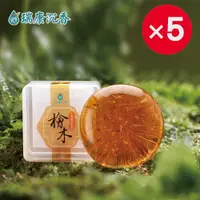 在飛比找ETMall東森購物網優惠-【瑞康生醫】檜木金箔胺基酸手工皂80g/入(共5入)