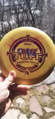 Discraft Crazy Tuff Jawbreaker Challenger Yellow/Red w/Pink Fractal Foil 173.4g