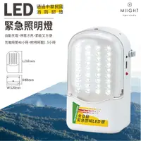 在飛比找蝦皮購物優惠-LED 緊急照明燈 白光 通過中華民國消防認證 自動充電 停