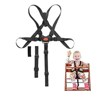 5 Point Harness for Baby Chair,Kids Protection Seat Belt | 5 Point Buckle High Chair Straps Suitable Handcart, Pushchair, Dining Chair
