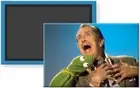 Muppet Show Vincent Price Vampire Kermit the Frog Image Fridge Magnet 2 x 3