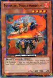 14 X YU-GI-OH PROMINENCE, MOLTEN SWORDSMAN DUEL TERMINAL COMMON MINT DT05-EN025