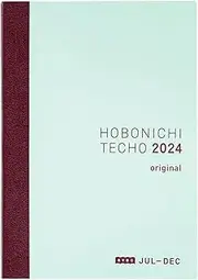 Hobonichi Techo Original Avec Book [Japanese/A6/Daily Monthly Planner/Jul 2024 Start/Mon Start/6-months x 1 book]