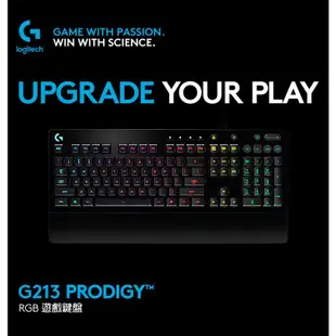 Logitech 羅技 G213 PRODIGY RGB 遊戲鍵盤 現貨 廠商直送