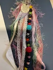Gorgeous Junk Journal Dangle book marker dangle