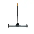HD Magnetic Sweeper with Wheels Rolling Magnetic Floor and Release Handle 36"