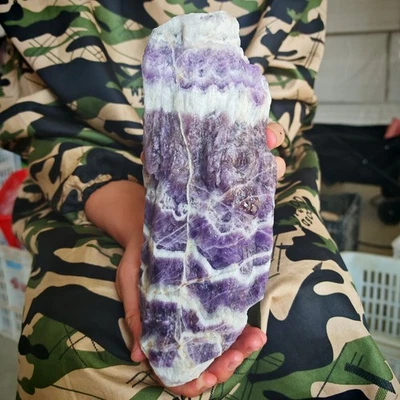4.36LB TOP Natural dream Amethyst quartz Raw stone crystal Mineral specimen