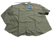 Columbia Men's Olive Green PFG Tamiami II Shirt Medium