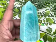 Amazonite Tower - Natural Amazonite Generator - 3.43" Amazonite Polished Point