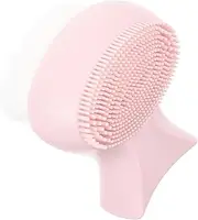 Healvian Double-sided Facial Cleansing Brush Soft Silicone Face Scrubber Exfoliator for Women
