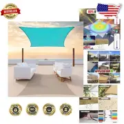 Luxury Turquoise Sun Shade Sail Canopy 17' x 19' - Breathable and Waterproof