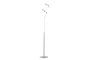 Allison LED Elegant Modern Spiral Floor Lamp Light - Chrome