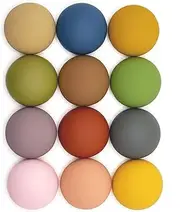 KROYSEA 12PCS Strong Fridge Magnets, Colorful Decorative Matte Refrigerator Magnets, Cute Classroom Whiteboard Magnets, for Office Classroom Cabinets and Dishwasher