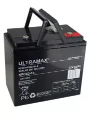 Pride Mobility Jet 2 HD 12V 62Ah Mobility Scooter Replacement ULTRAMAX Battery