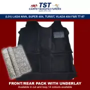 CAR CARPET FITS (L01) LADA NIVA, SUPER 4X4/TURIST/VLADA 4X4 F&R+UNDERLAY 77-97