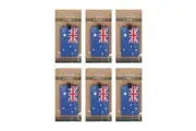 6x Tosca Attitude Travel Luggage Suitcase Name Address Bag Tag - Aus Flag