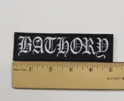 BATHORY Embroidered Patch Iron/Sew on USA Seller Black Metal Quorthon Darkthrone