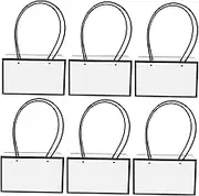 LIFKOME 6pcs Paper Handheld Floral Wrapping Storage Bags for Bouquets Paper Carrier with Lightweight Handles for present Giving and Floral Arrangements