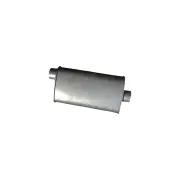Redback Universal Muffler - 11" x 6" Oval 16" Long 2 1/2" Offset/Centre Megaflow