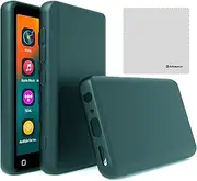 Case for innioasis G1 G3 Mp3 Player 4.0 inch,Fotosuncy Slim Fit Soft TPU Matte Case with Cleaning Cloth Deep Green