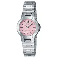 在飛比找PChome24h購物優惠-CASIO 時尚精緻小巧淑女腕錶-粉