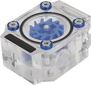 Water Cooling Flowing Meter Indicator Acrylic Water Cooling System Replacement Water Cooling System with G1/4 Female Threaded for PC Computer (Blue)