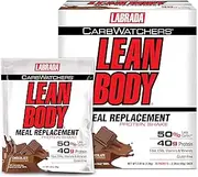 Labrada Nutrition Carb Watchers Lean Body Hi Protein Meal Replacement Shake Powder, Chocolate, 1.3 Kg, Pack of 20