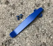 Blue Titanium Deep Pocket Clip For Benchmade 556-1 Mini Griptilian G10 Knife