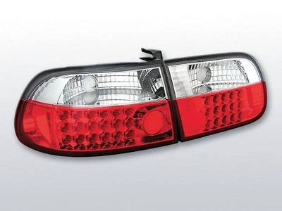 Tail Lights for Honda CIVIC 91-95 3D Red White LED WorldWide Free Shipping AU LD