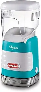 Ariete 2956 Popcorn Maker 1100 W 60 g Corn Popcorn Ready in 2 Minutes Blue Light Blue