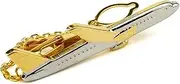 [DYCJLL] Tie bar Trendy Plane Modelling Tie Clip for Man Electroplate Business Men Accessories Copper Alloy Jewellery Men (Color : 4)