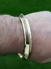 Sikh bangle brass kara gold look sikh singh kaur khalsa kada bracelet gift i6