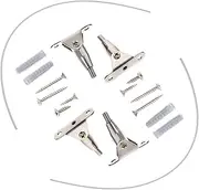 ERINGOGO 2Sets Furniture Anchors for Proofing Dresser Straps Secure to Wall Tip Furniture Safety Kit for Cabinets Bookcases and Wardrobes