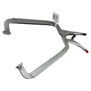 Strong Hand 480mm Locking C-Clamp Pliers with Swivel Pad Ends for Extended Reach