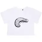 'Millipede' Women's Cotton Crop Tops (CO044979)