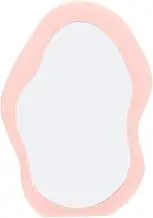 Cloud Shaped Desktop Makeup Mirror Stylish Vanity Mirror with Stand Irregular Design for Bedroom and Living Decoration Portable and Versatile Home Accessory