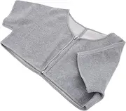 [KOMBIUDA] Shoulder Vest Shoulder Support Sleeve Shoulder Flexibility Vest Volleyball Vest Shoulder Compression Protector Outdoor Vest Sports Vest Cycling Vest Snowboarding Vest Spandex Grey
