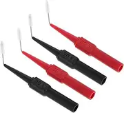 PRETYZOOM 4pcs Precision Wire Piercing Probes Set for Automotive Circuit Testing High Temperature Resistant Multimeter Test Pins for Car Fuse and Voltage Applications