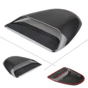 Air Flow Intake Hood Scoop Vent Bonnet Decorative Cover SUV Carbon Universal