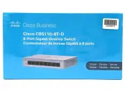 Cisco Business CBS110-8T-D-NA Unmanaged Switch - 8x Gb Ethernet - Silver